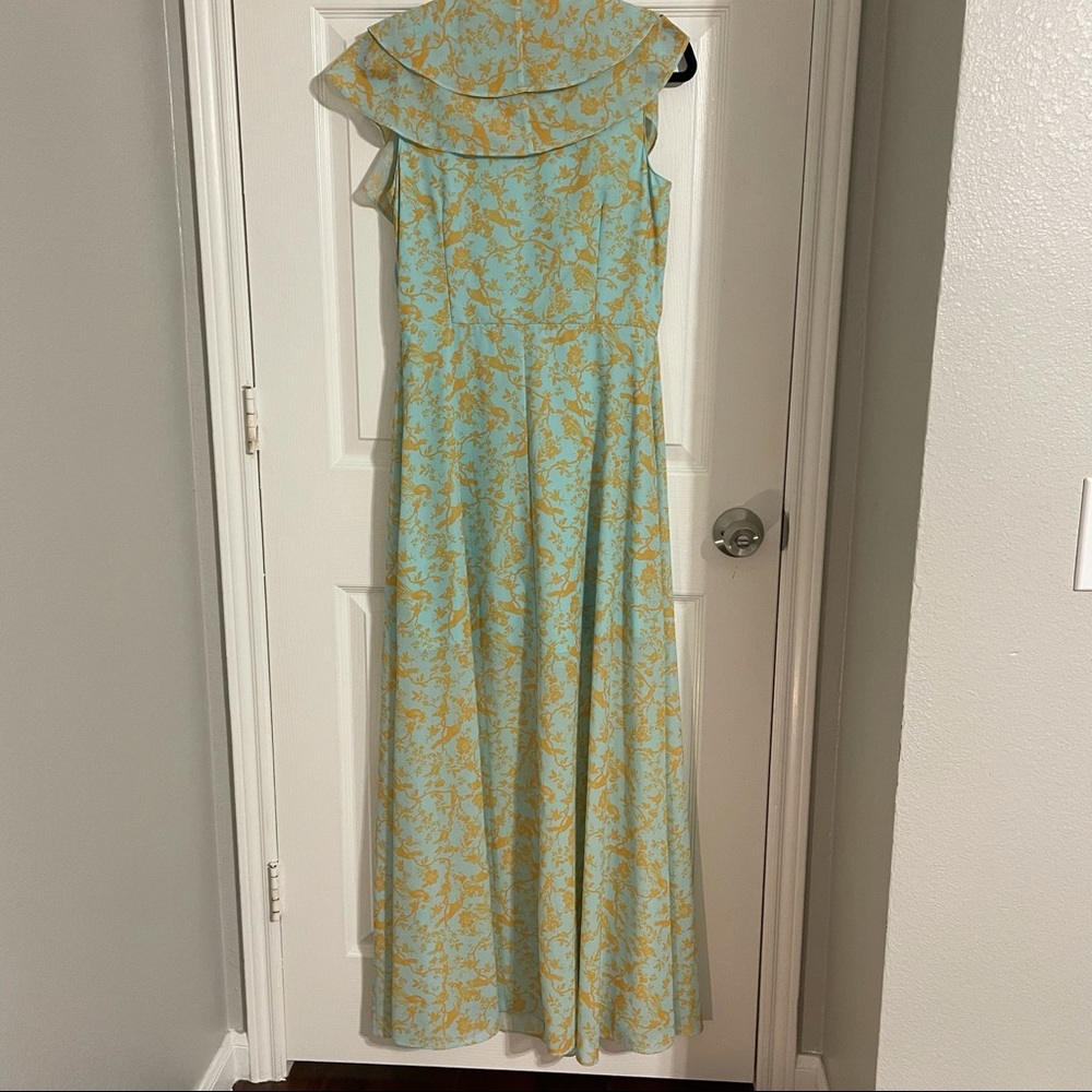 🔥NWT Sachin & Babi Annemarie Ruffle Toile du Jouy - Picture 7 of 14